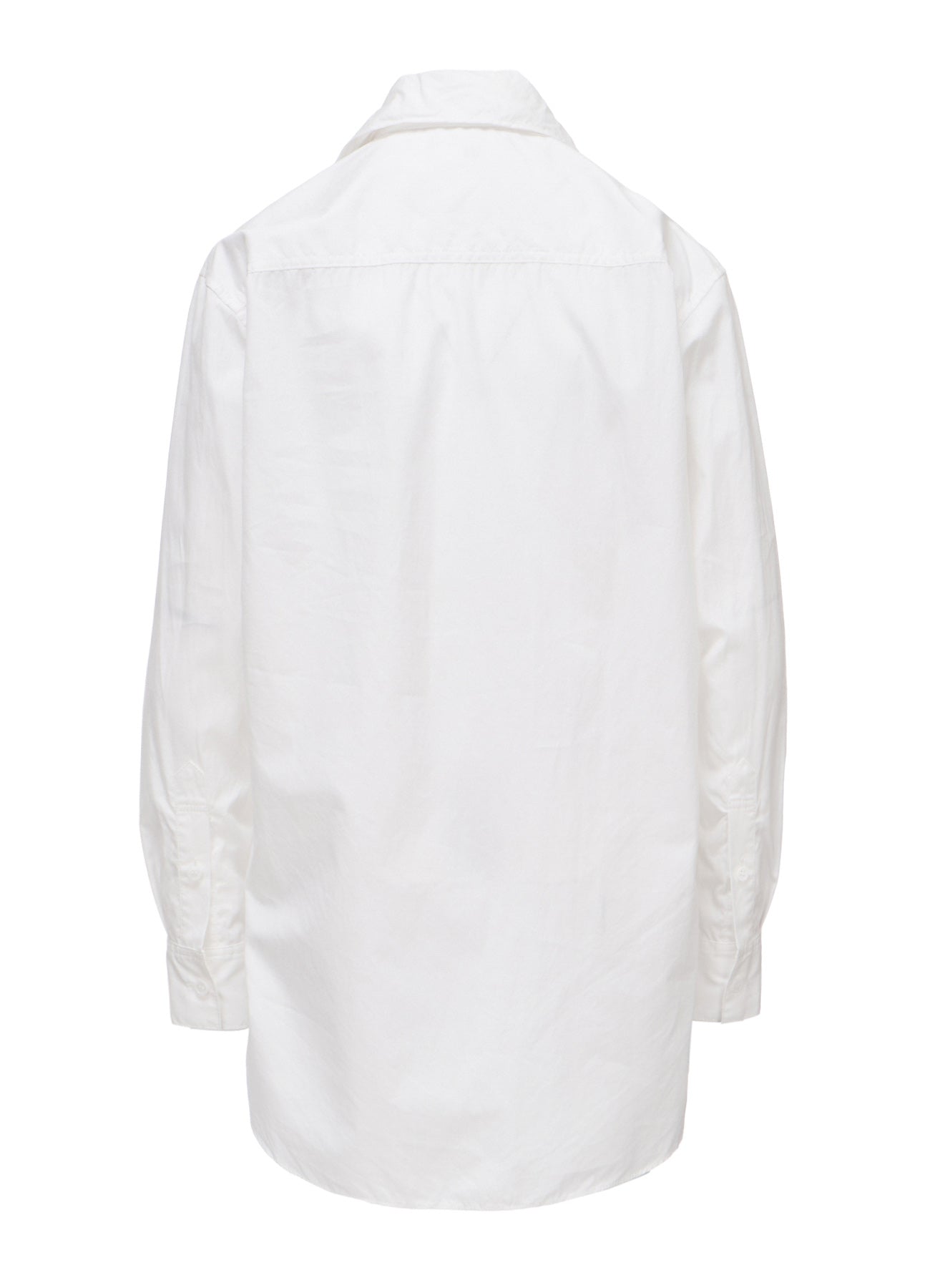 100/2 COTTON BROAD BOW COLLAR SHIRT