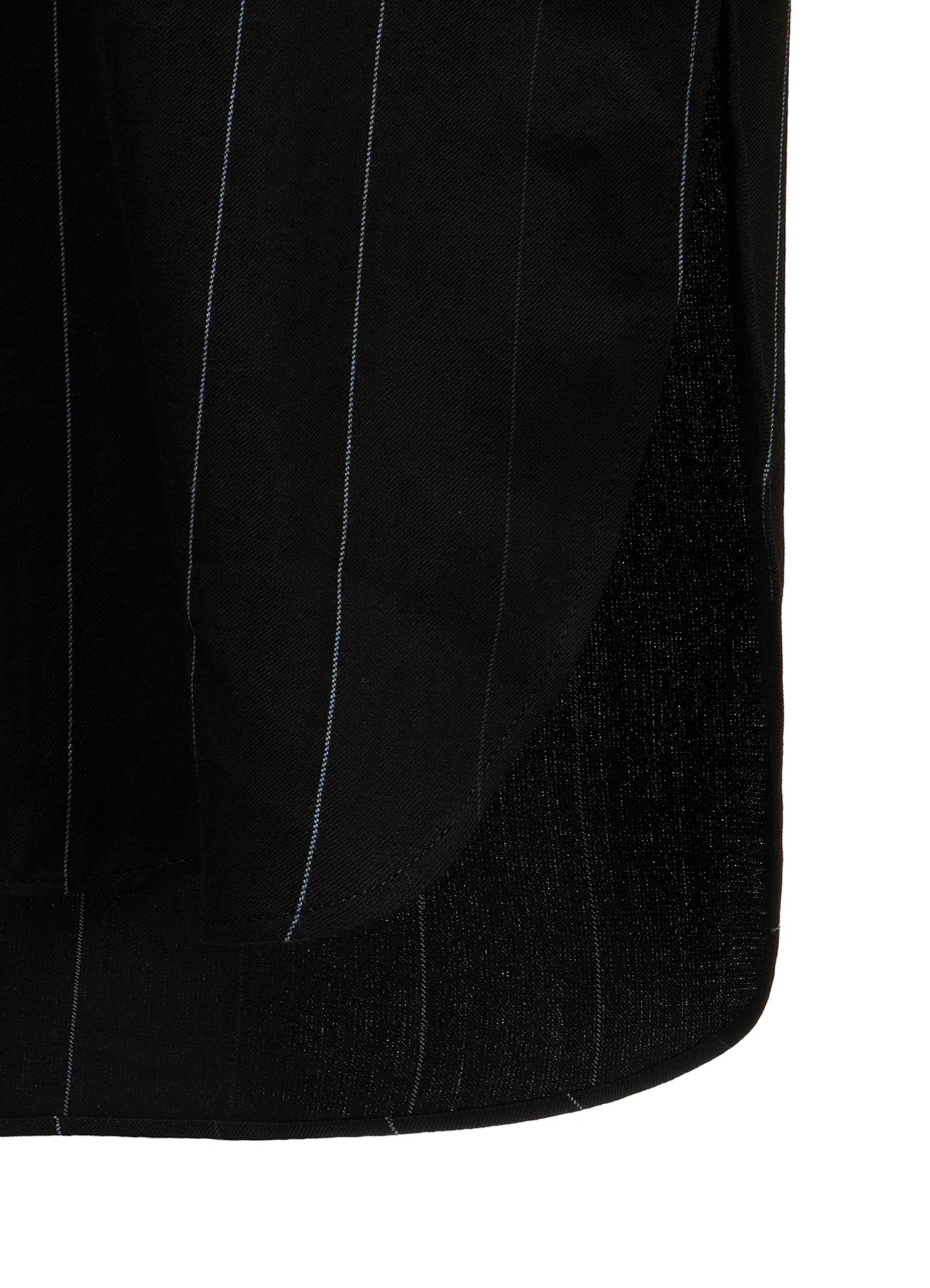 PINSTRIPE BOW-NECK SHIRT