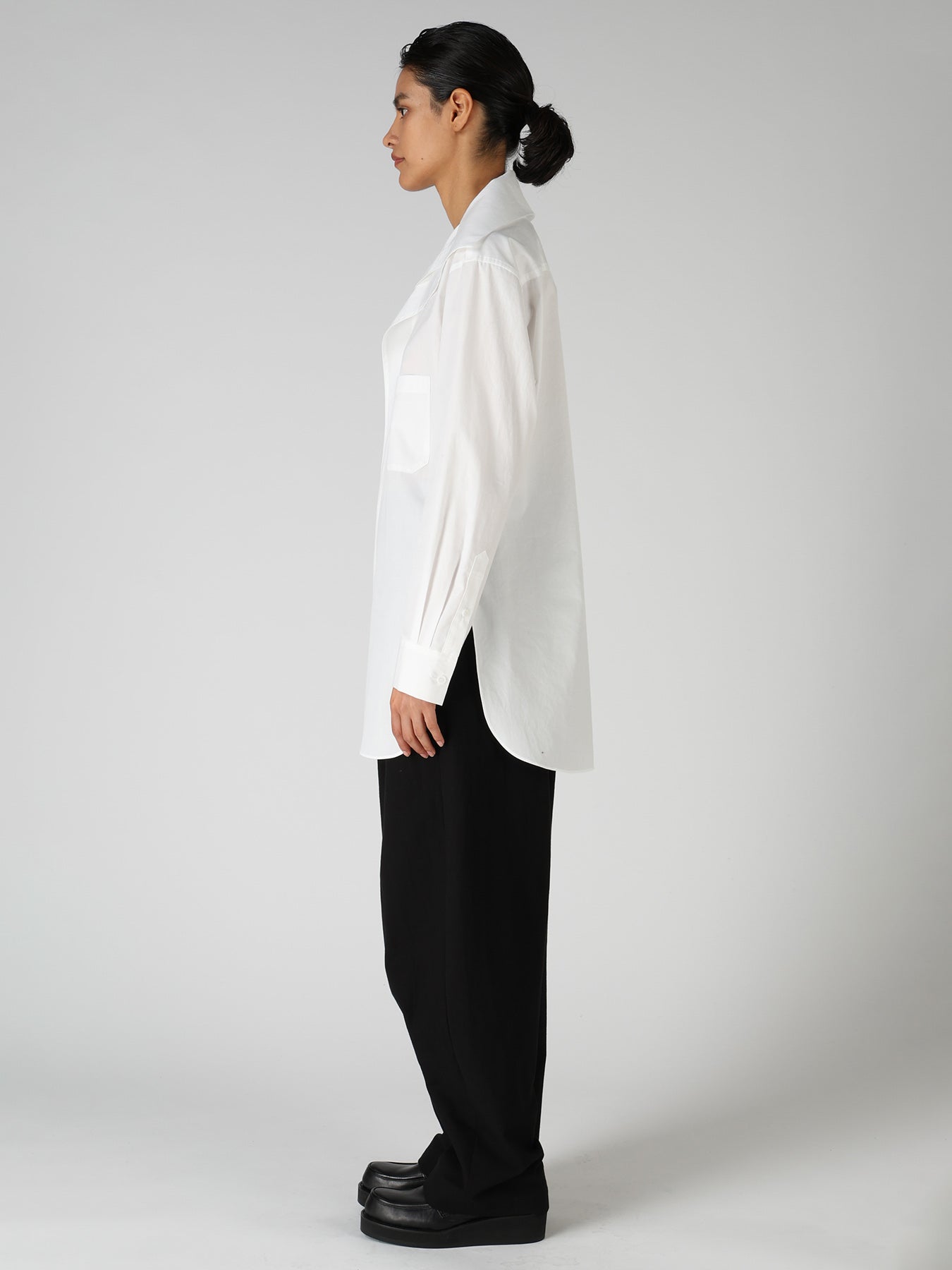 100/2 COTTON BROAD SAILOR COLLAR SHIRT