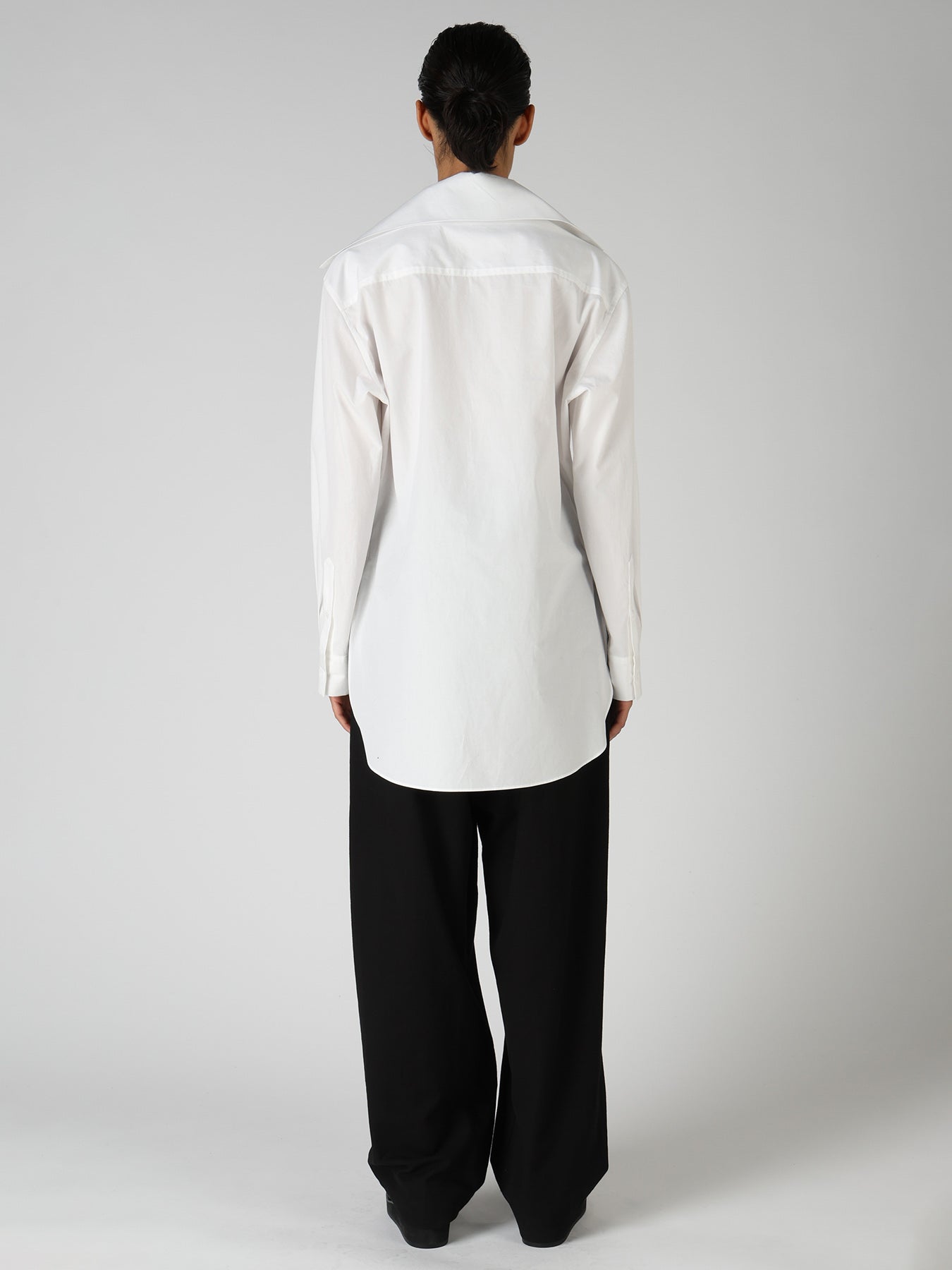 100/2 COTTON BROAD SAILOR COLLAR SHIRT