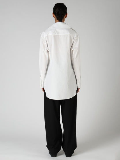 100/2 COTTON BROAD SAILOR COLLAR SHIRT