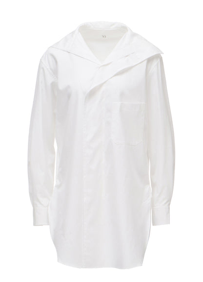 100/2 COTTON BROAD SAILOR COLLAR SHIRT