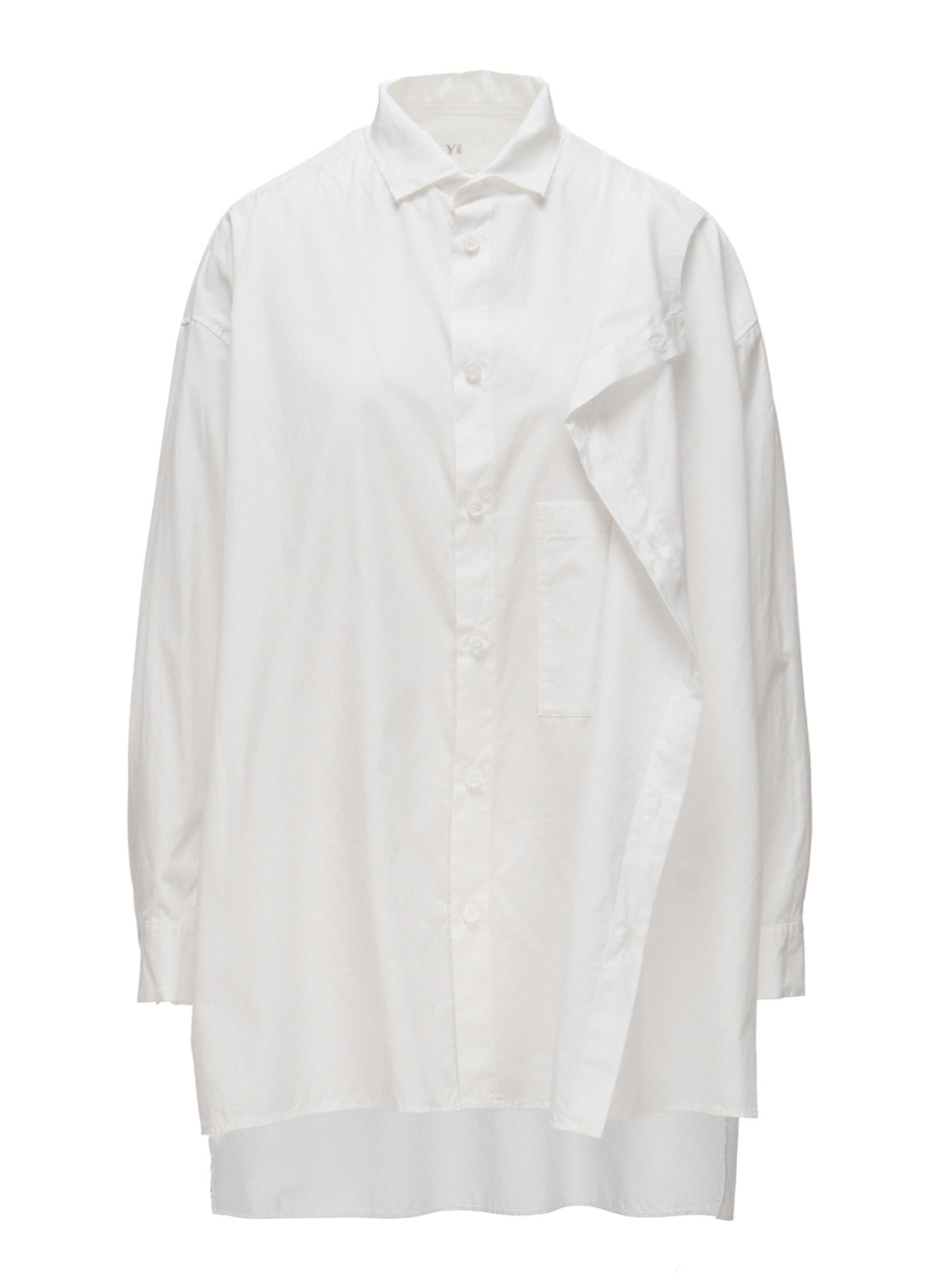 100/2 COTTON BROAD DOUBLE-LAYER BLOUSE