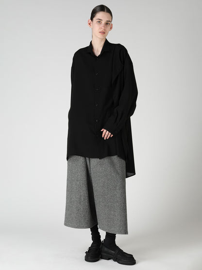 TA/PE GEORGETTE DOUBLE-LAYER BLOUSE
