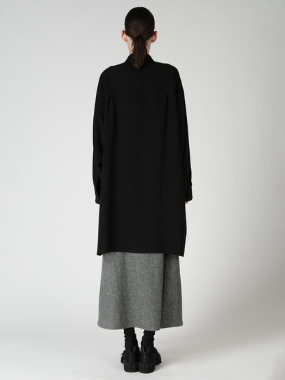 TA/PE GEORGETTE DOUBLE-LAYER BLOUSE