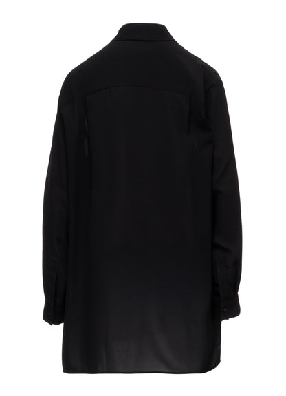 TA/PE GEORGETTE SHIFTED PANEL BLOUSE