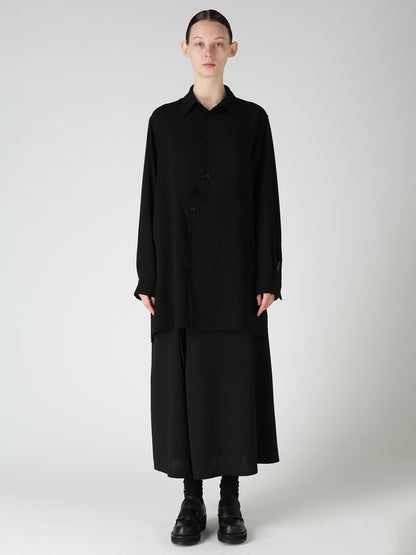 TA/PE GEORGETTE SHIFTED PANEL BLOUSE