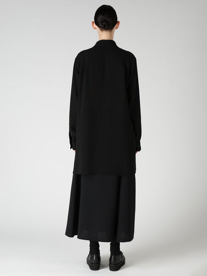 TA/PE GEORGETTE SHIFTED PANEL BLOUSE