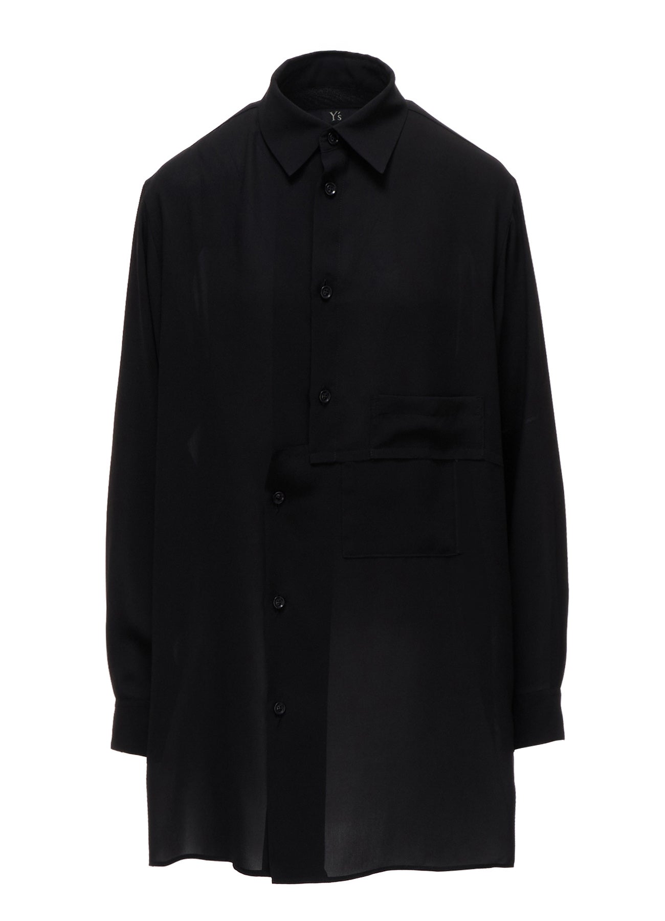 TA/PE GEORGETTE SHIFTED PANEL BLOUSE – THE SHOP YOHJI YAMAMOTO