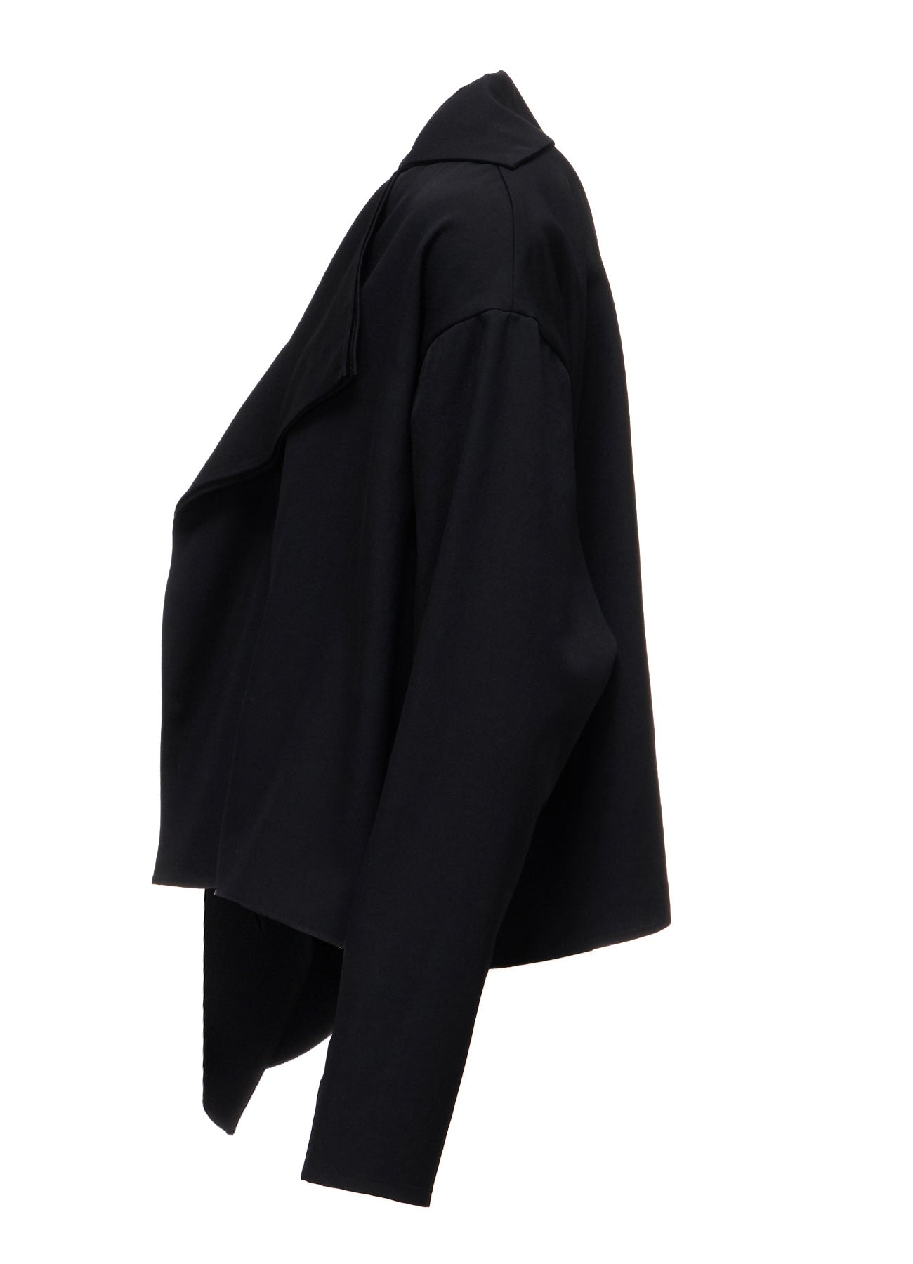 WOOL GABARDINE DRAPE BLOUSE – THE SHOP YOHJI YAMAMOTO