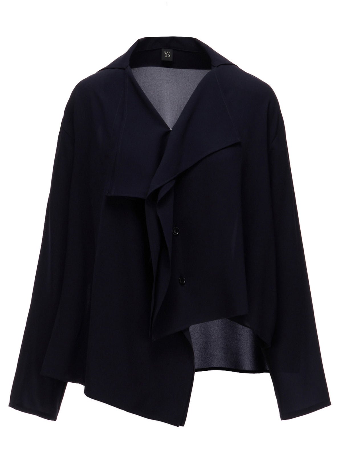 TA/PE GEORGETTE DRAPE BLOUSE