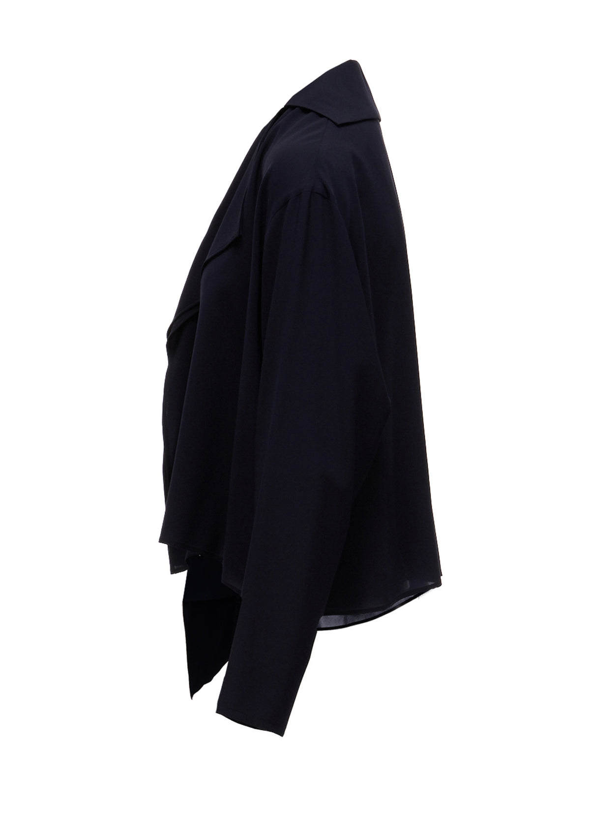 TA/PE GEORGETTE DRAPE BLOUSE