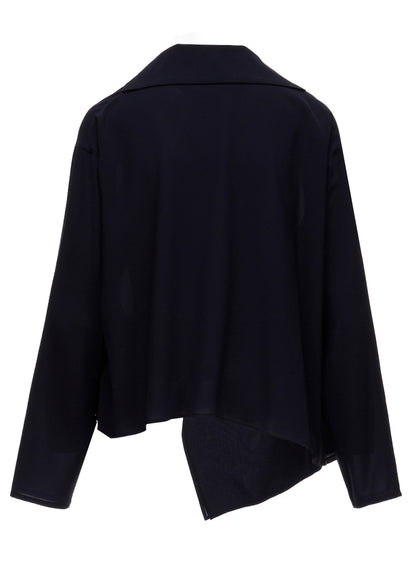 TA/PE GEORGETTE DRAPE BLOUSE