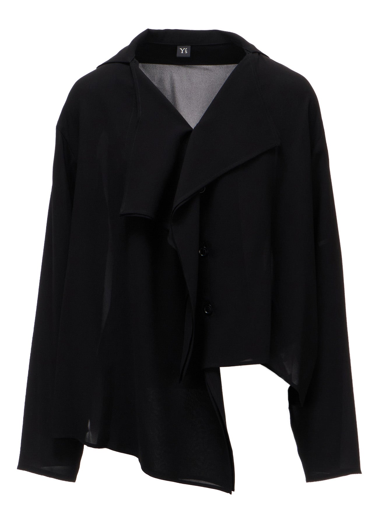 TA/PE GEORGETTE DRAPE BLOUSE