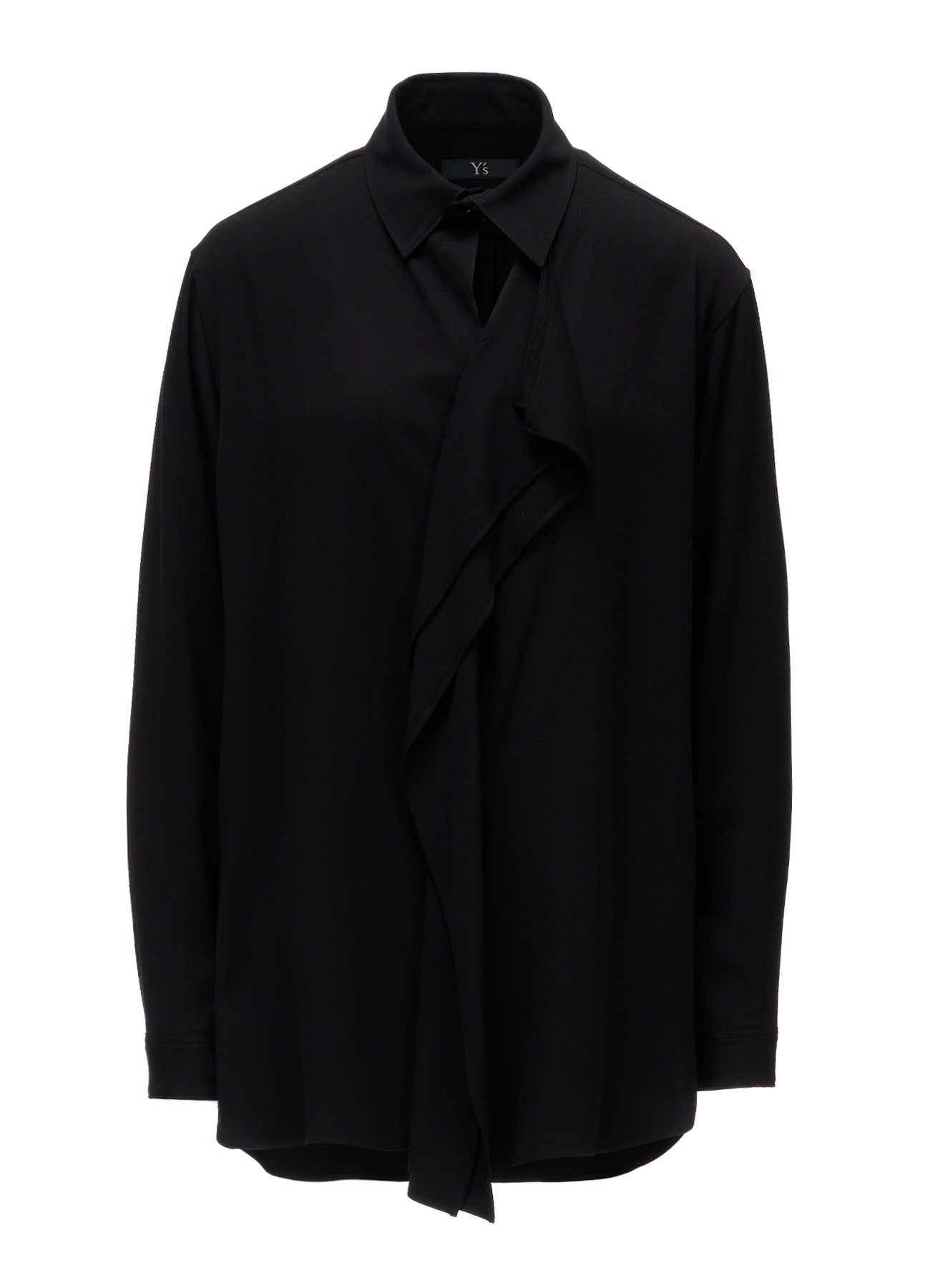 VISCOSE/TRIACETATE BLEND LEFT FRONT CLOTH BLOUSE – THE SHOP YOHJI