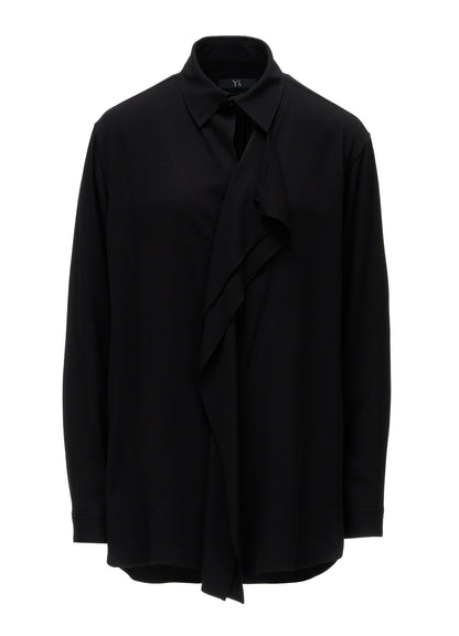 VISCOSE/TRIACETATE BLEND LEFT FRONT CLOTH BLOUSE