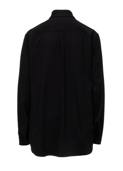 VISCOSE/TRIACETATE BLEND LEFT FRONT CLOTH BLOUSE