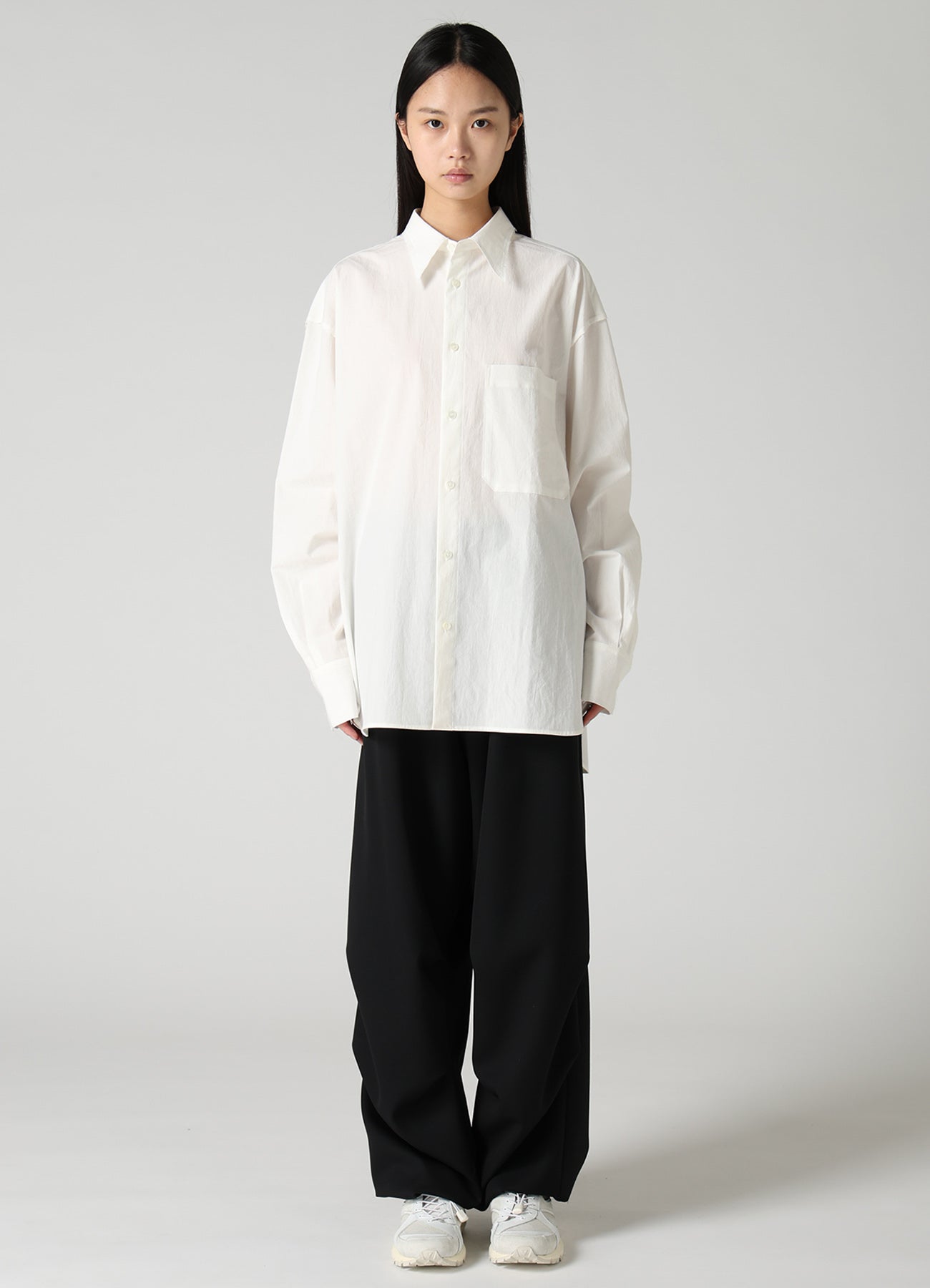 HARD-TWIST DOWNPROOF REGULAR COLLAR SHIRT