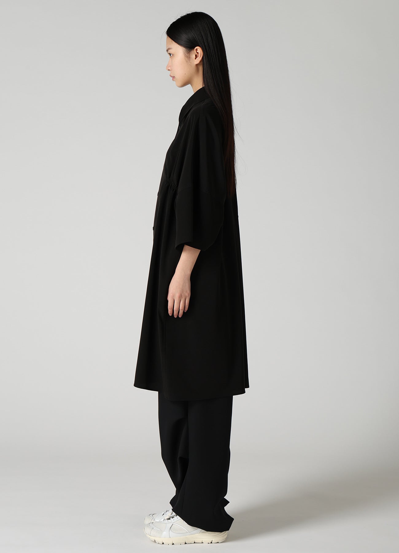 TA/PE SUPER VIYON TUSSER GATHERED OVERSIZED BLOUSE – THE SHOP