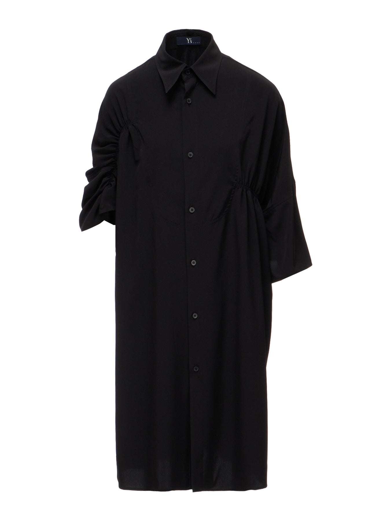 TA/PE SUPER VIYON TUSSER GATHERED OVERSIZED BLOUSE – THE SHOP