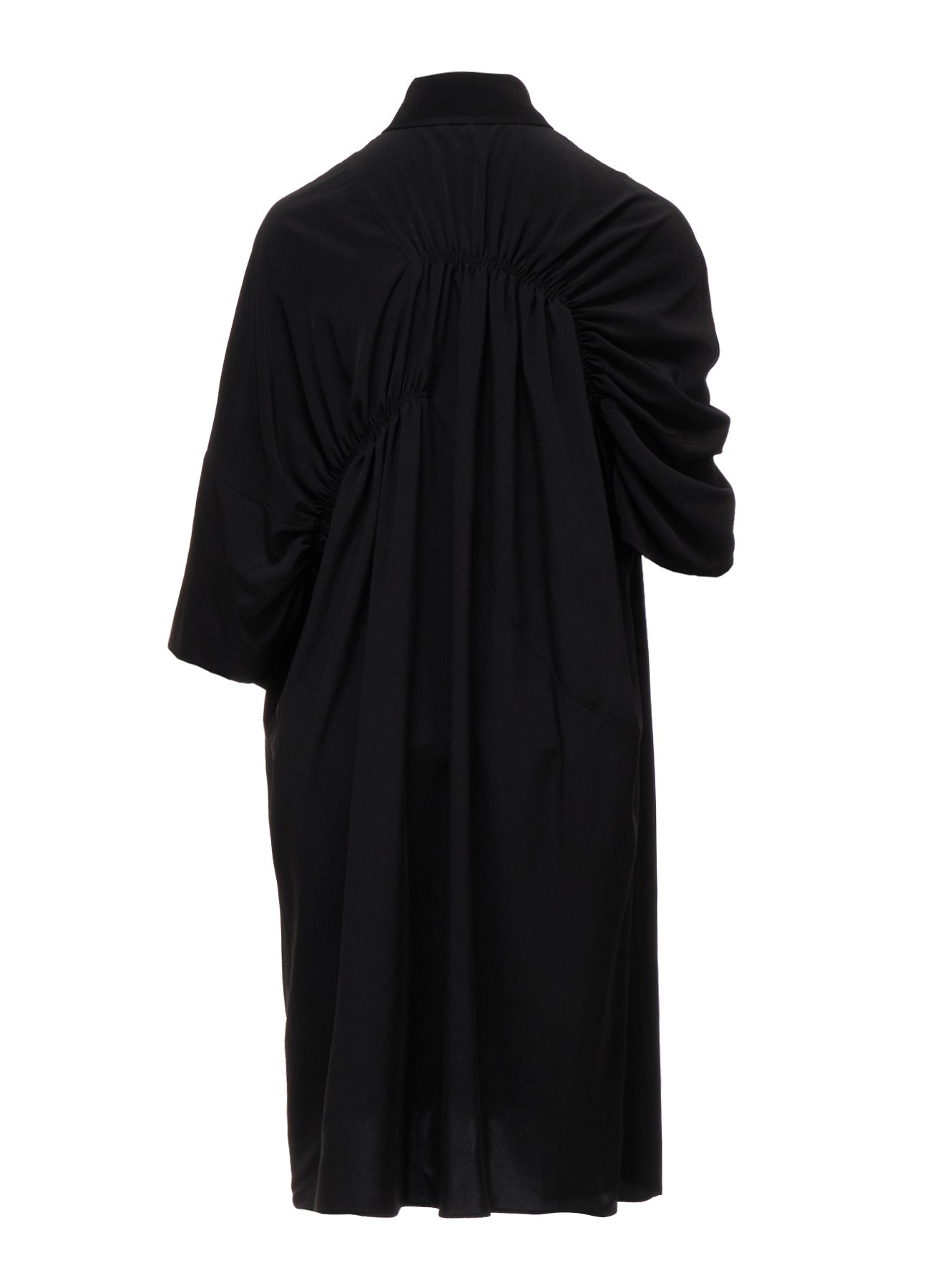 TA/PE SUPER VIYON TUSSER GATHERED OVERSIZED BLOUSE – THE SHOP
