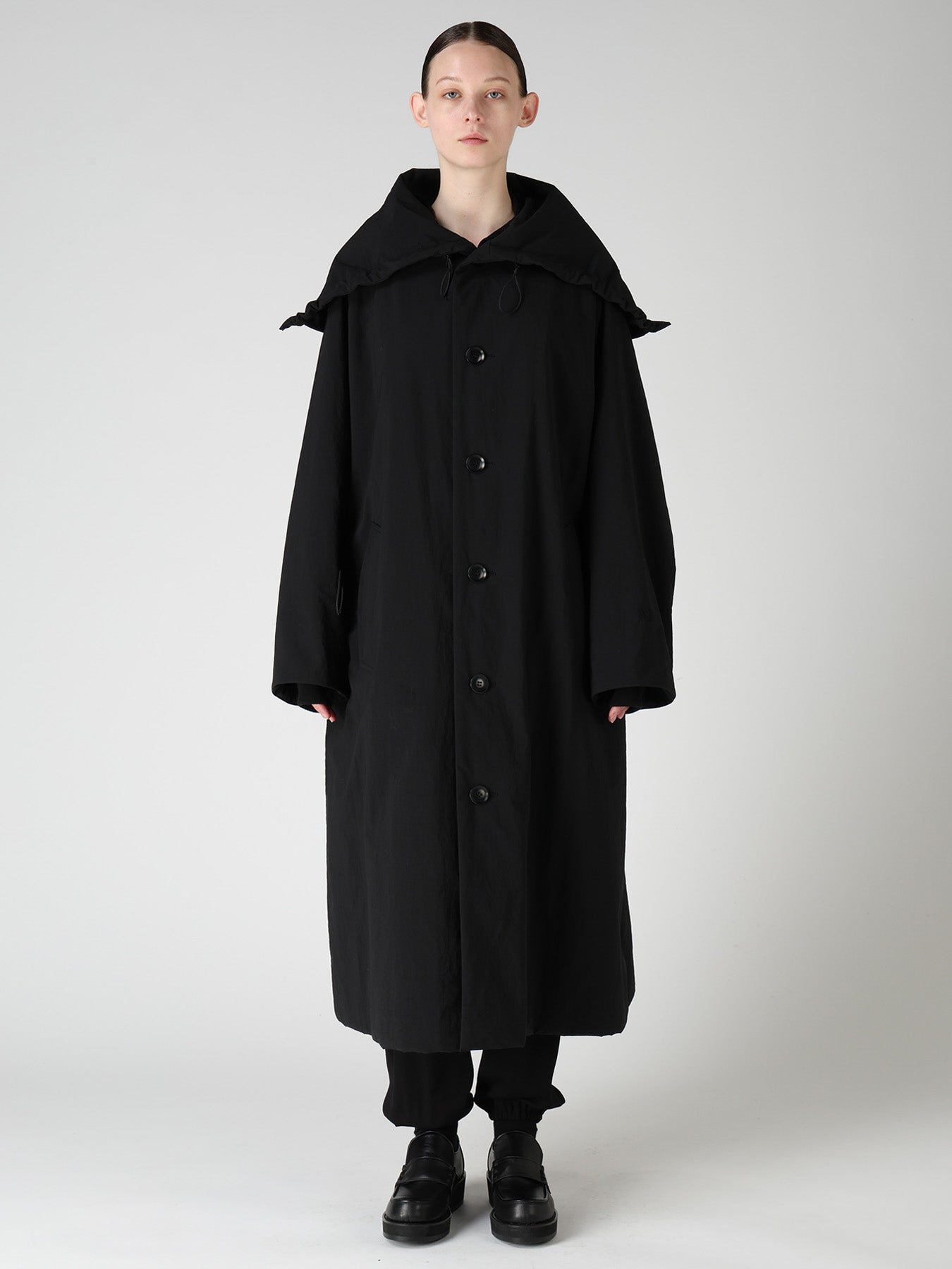 k*a様 yohji yamamoto メンズ フーディーコート NYLON PADDED TASLAN OXFORD STAND HOODIE COAT – THE SHOP YOHJI YAMAMOTO