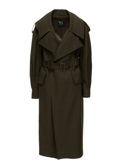 OLD MILITARY SERGE MOTO COAT