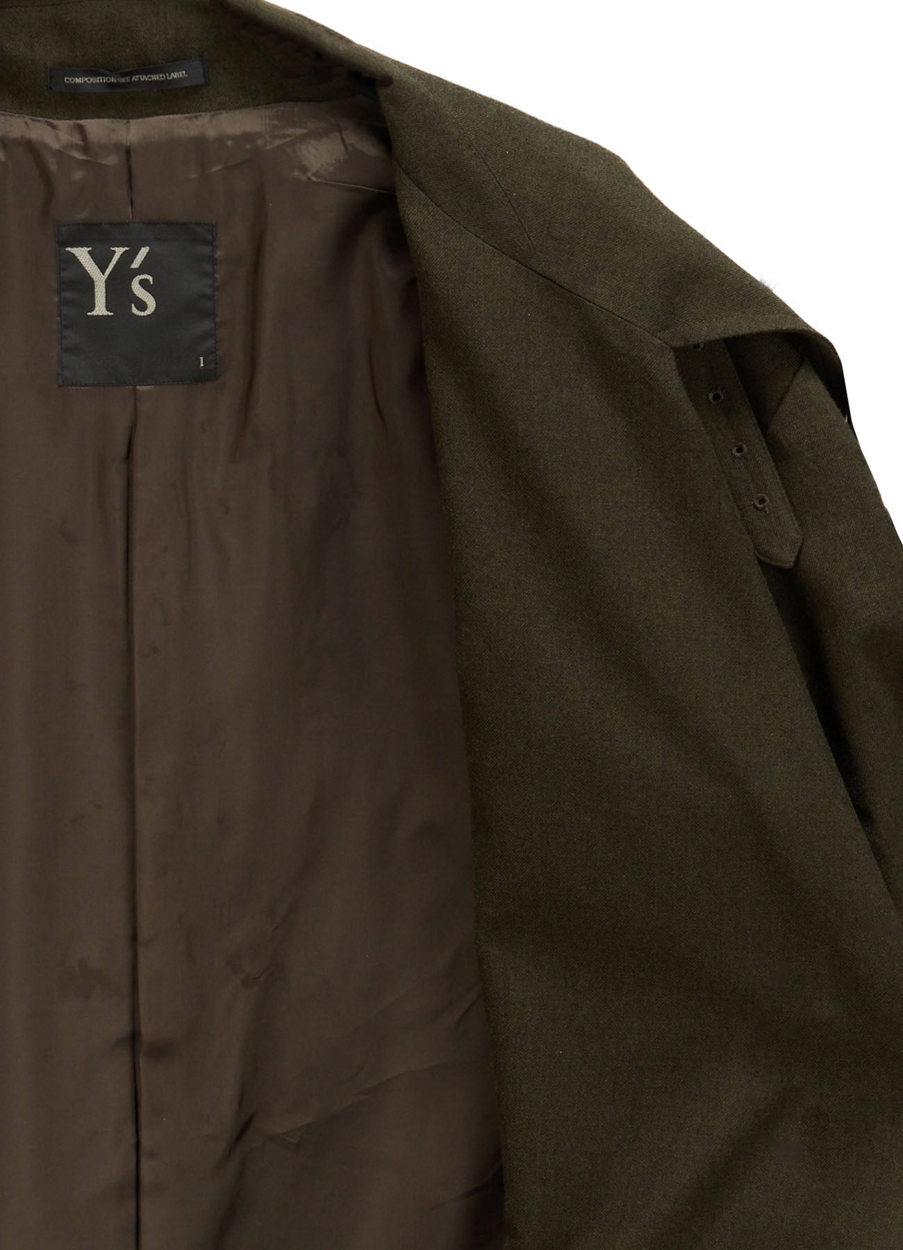 OLD MILITARY SERGE MOTO COAT – THE SHOP YOHJI YAMAMOTO