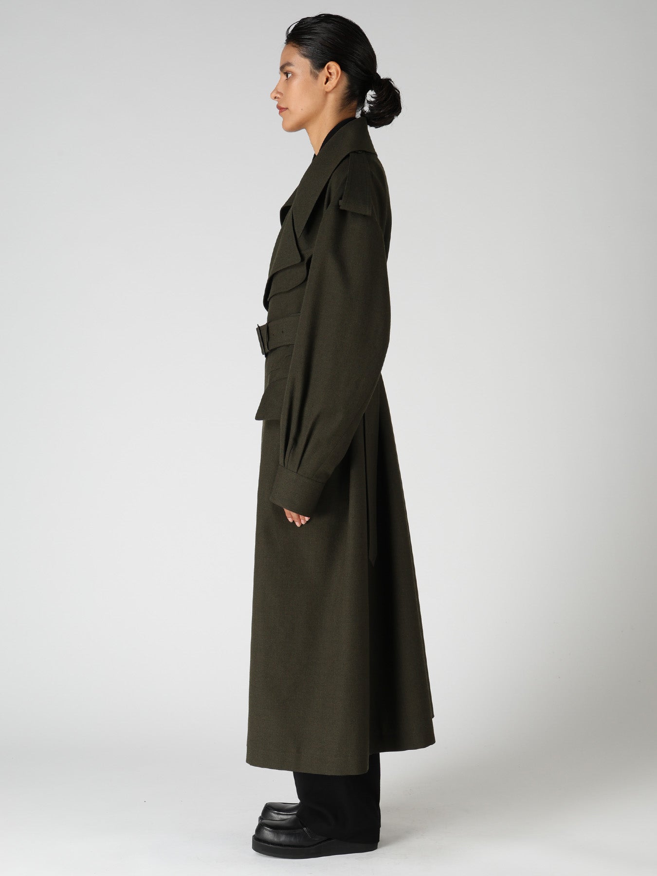 OLD MILITARY SERGE MOTO COAT