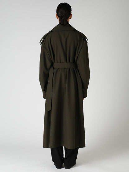 OLD MILITARY SERGE MOTO COAT