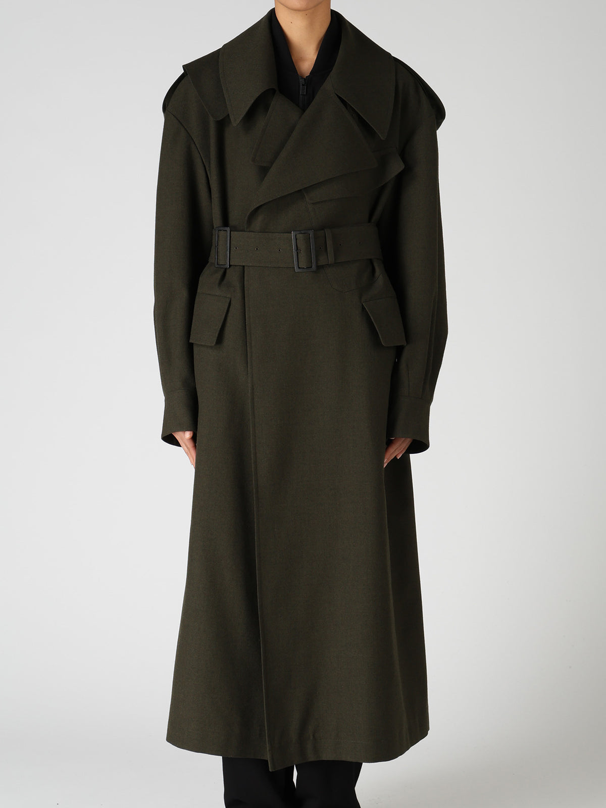 OLD MILITARY SERGE MOTO COAT