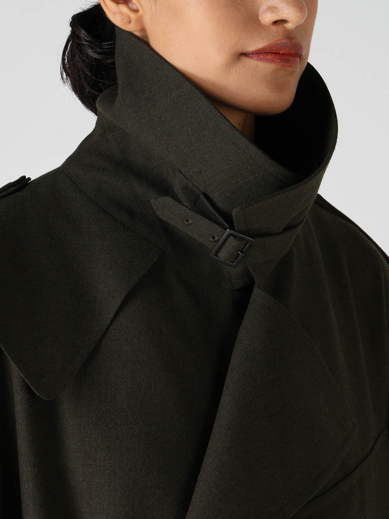 OLD MILITARY SERGE MOTO COAT