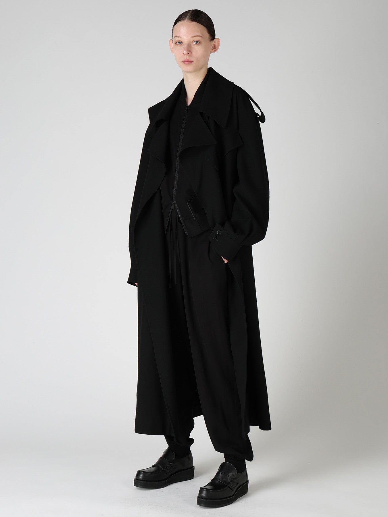 OLD MILITARY SERGE MOTO COAT