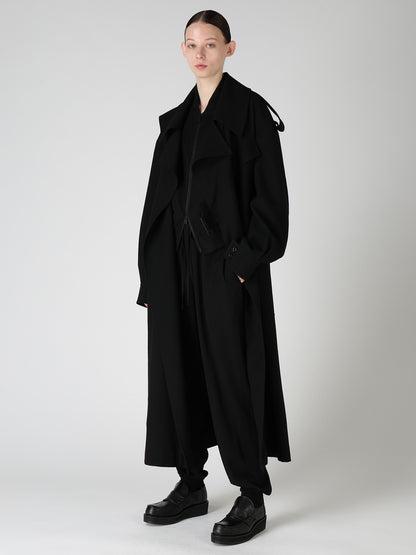 OLD MILITARY SERGE MOTO COAT