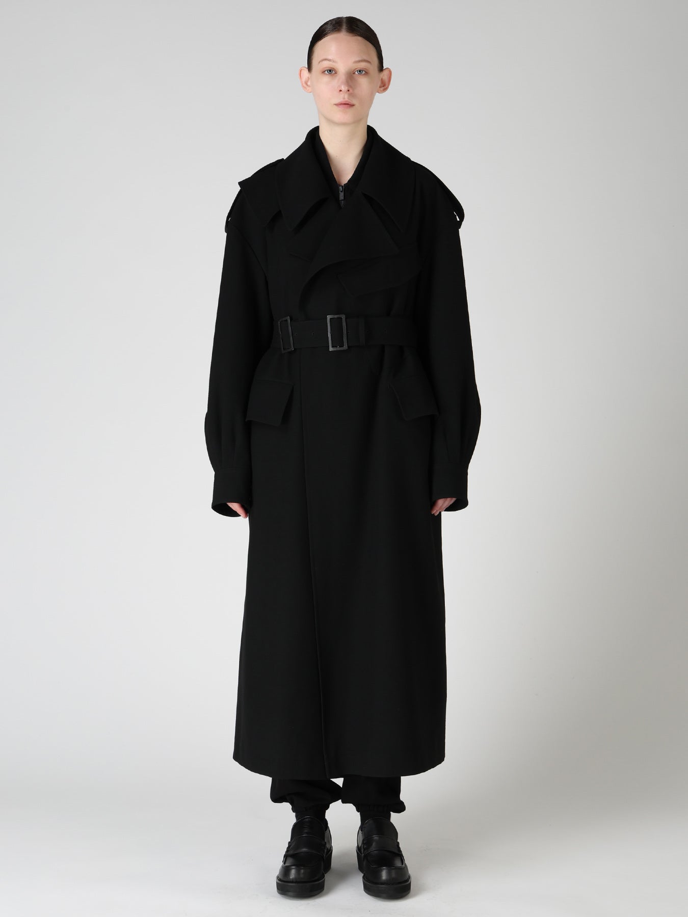 OLD MILITARY SERGE MOTO COAT