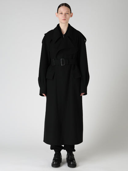 OLD MILITARY SERGE MOTO COAT