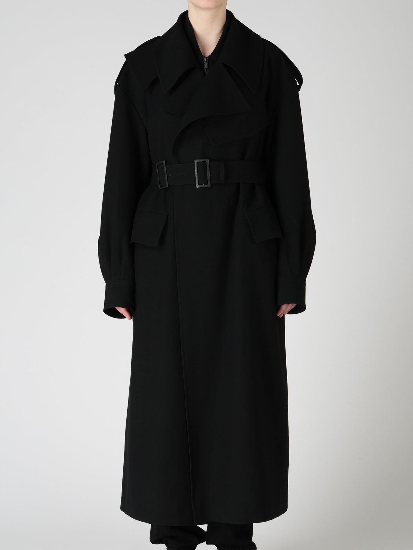 OLD MILITARY SERGE MOTO COAT