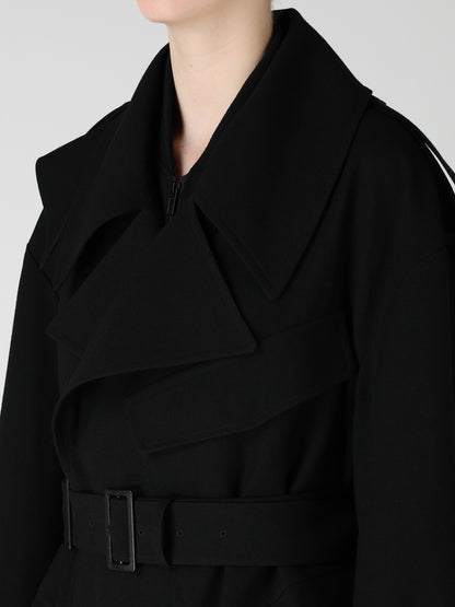 OLD MILITARY SERGE MOTO COAT