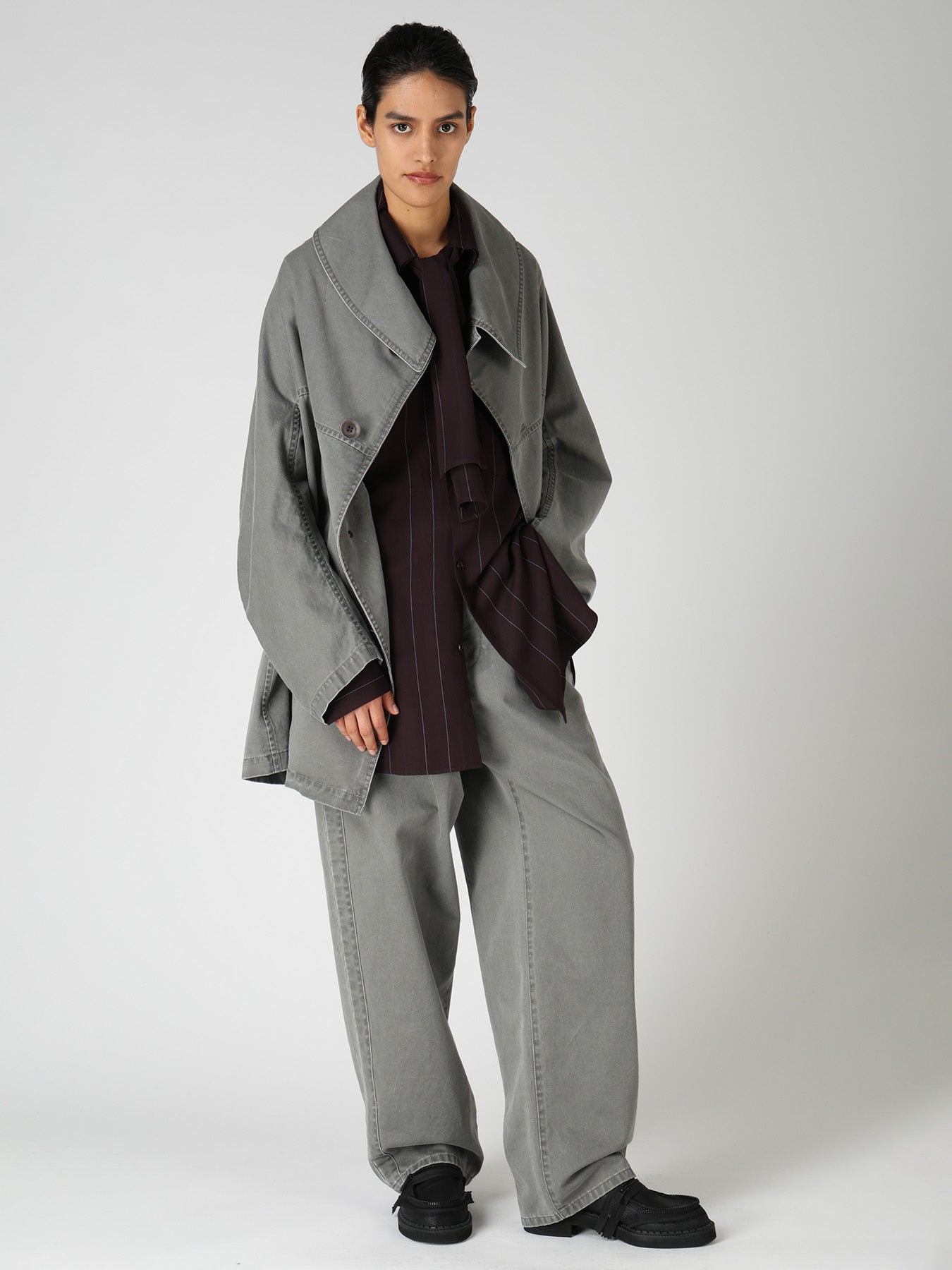 COTTON CHINO CLOTH SHORT COAT