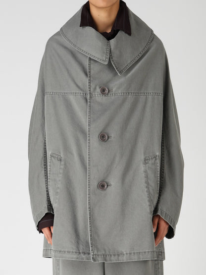 COTTON CHINO CLOTH SHORT COAT