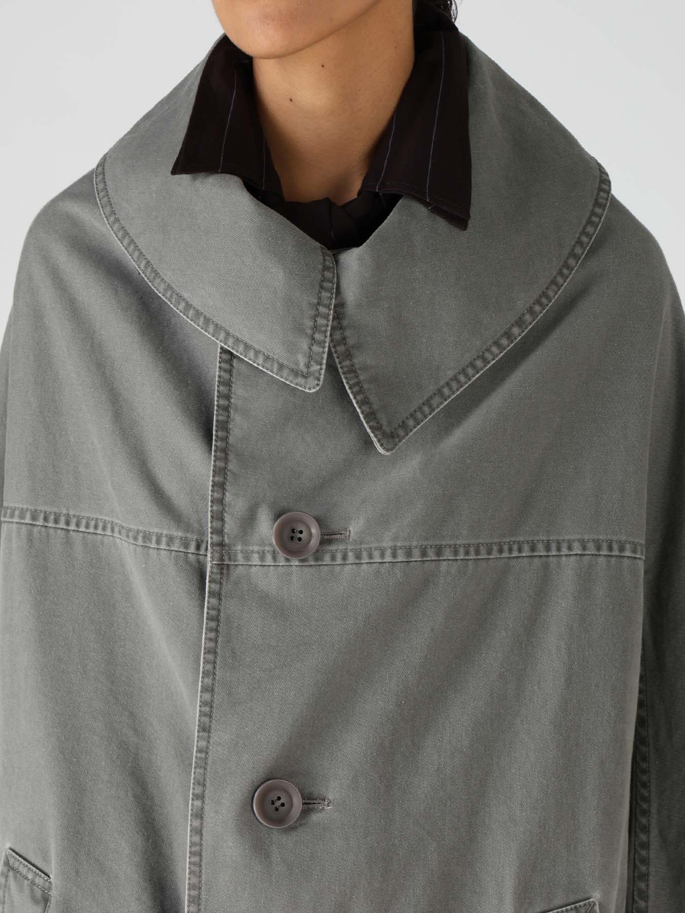 COTTON CHINO CLOTH SHORT COAT
