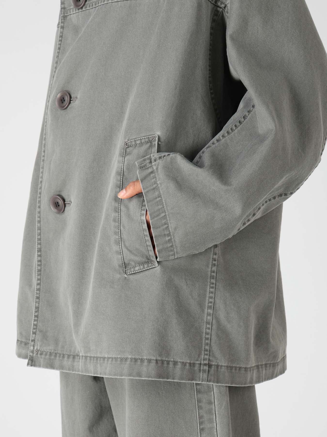 COTTON CHINO CLOTH SHORT COAT