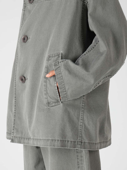 COTTON CHINO CLOTH SHORT COAT