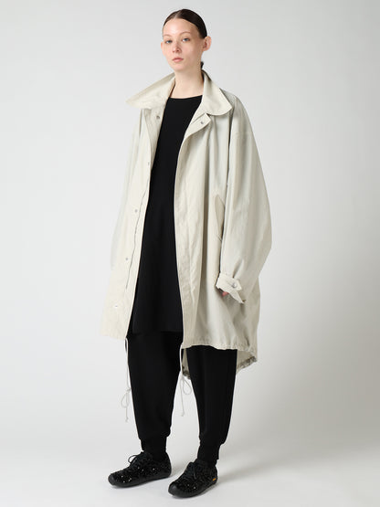 NY/ TASLAN OXFORD BACK TIERED COAT