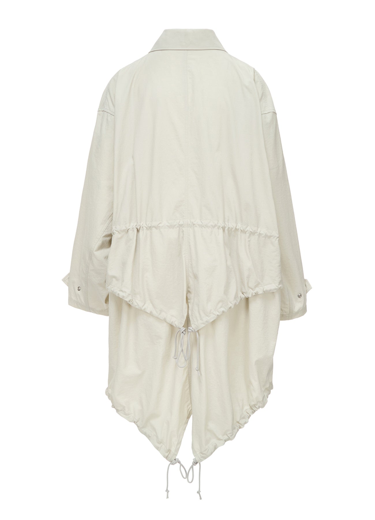 NY/ TASLAN OXFORD BACK TIERED COAT