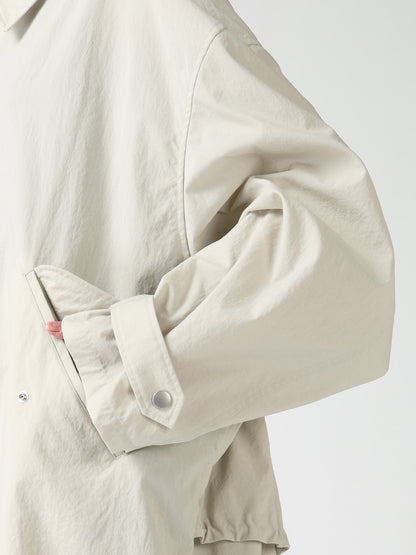 NY/ TASLAN OXFORD BACK TIERED COAT