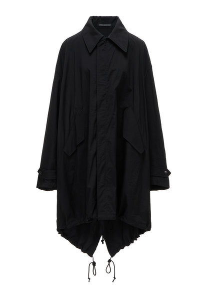 NY/ TASLAN OXFORD BACK TIERED COAT