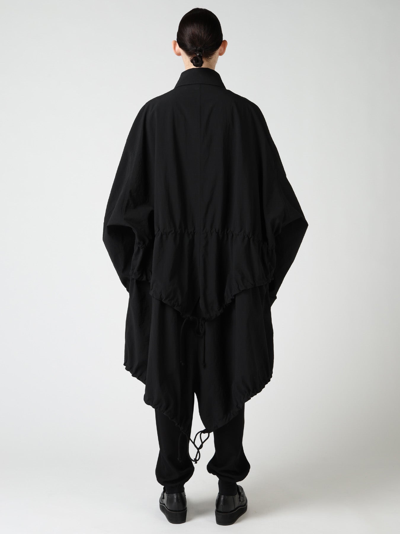 NY/ TASLAN OXFORD BACK TIERED COAT