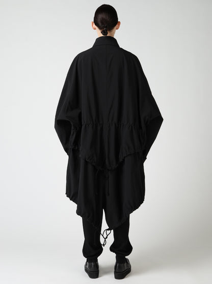 NY/ TASLAN OXFORD BACK TIERED COAT