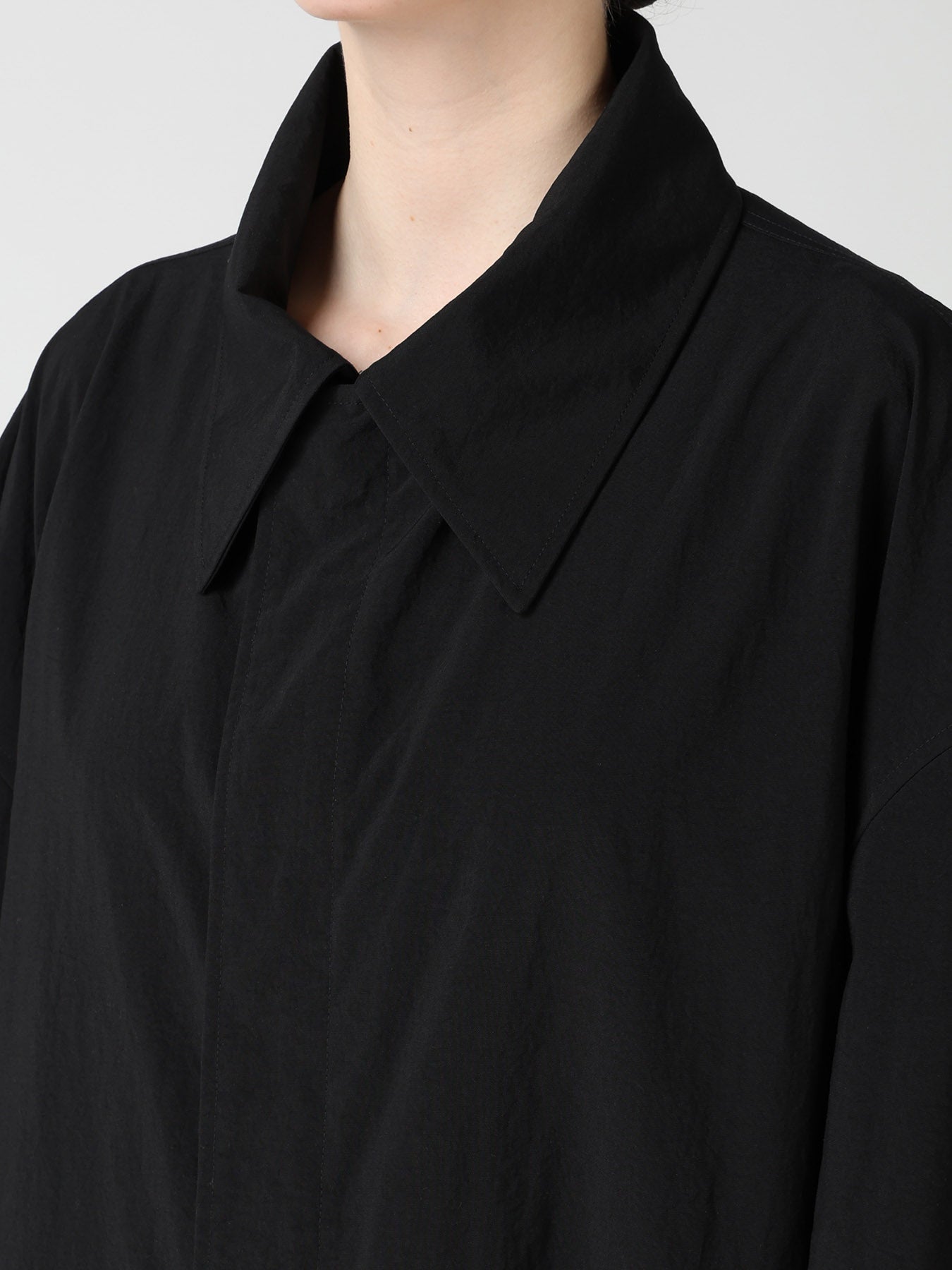 NY/ TASLAN OXFORD BACK TIERED COAT
